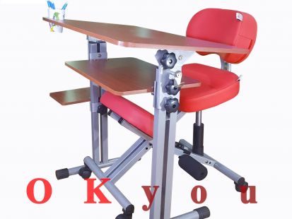 Bộ bàn ghế học sinh Okyou FF1S BR-R